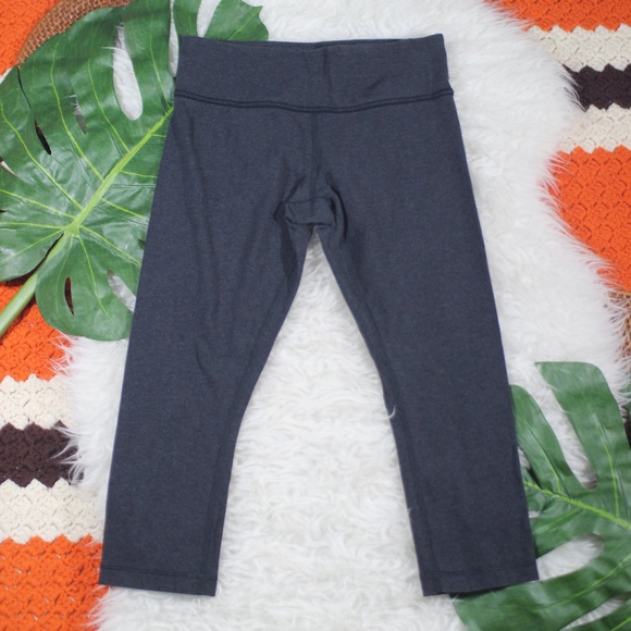 lululemon athletica Pants - Lululemon Gray Capri Yoga Pants